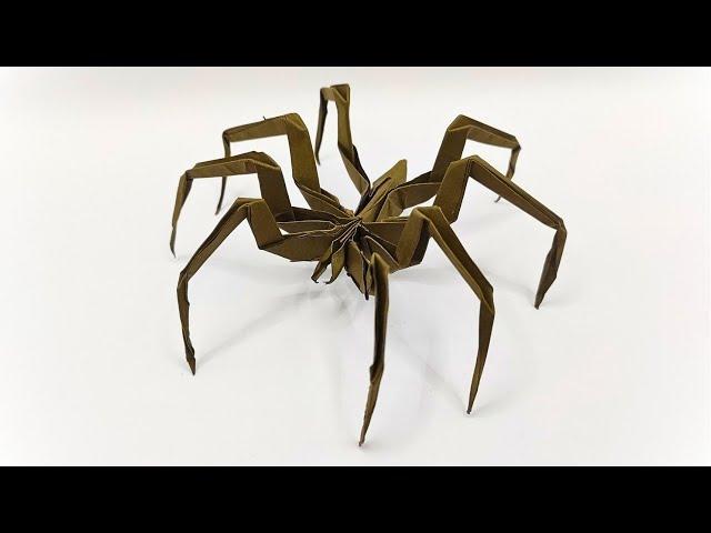 Origami SPIDER | How to make a paper spider tutorial