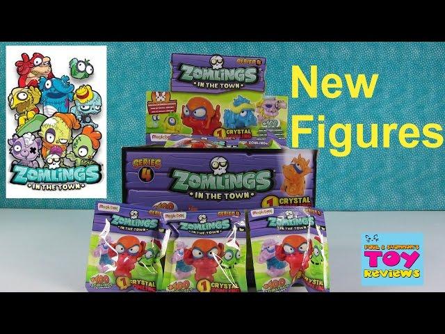 Zomlings Series 4 In The Town Full Box Opening Toy Review | PSToyReviews