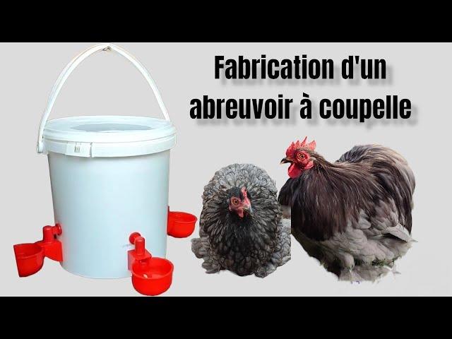 COMMENT fabriquer un abreuvoir à coupelle !