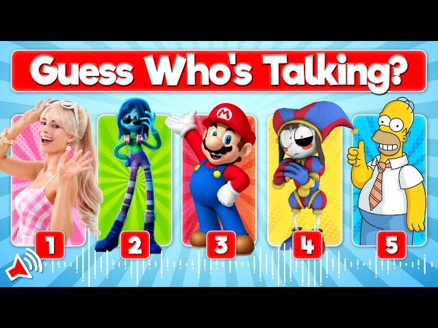 Guess Who's Talking | Guess the Character by the Voice Quiz