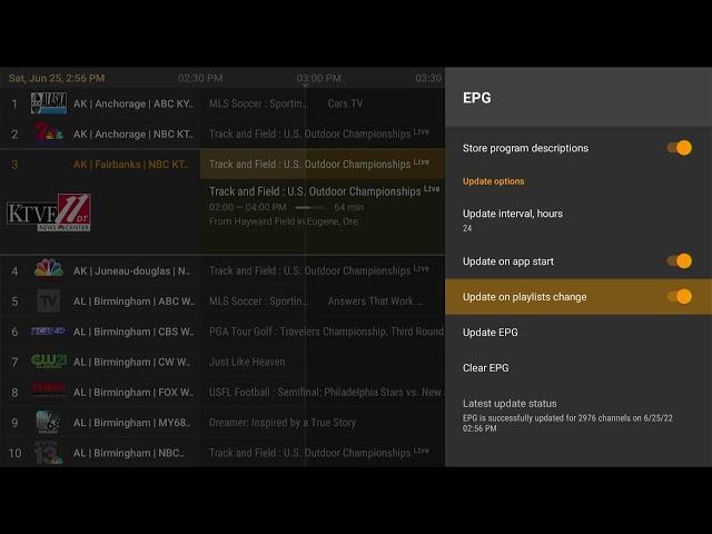 TiViMate How To Update Program Guide Information Manually (EPG)