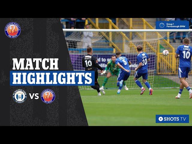 MATCH HIGHLIGHTS: FC Halifax Town (A)