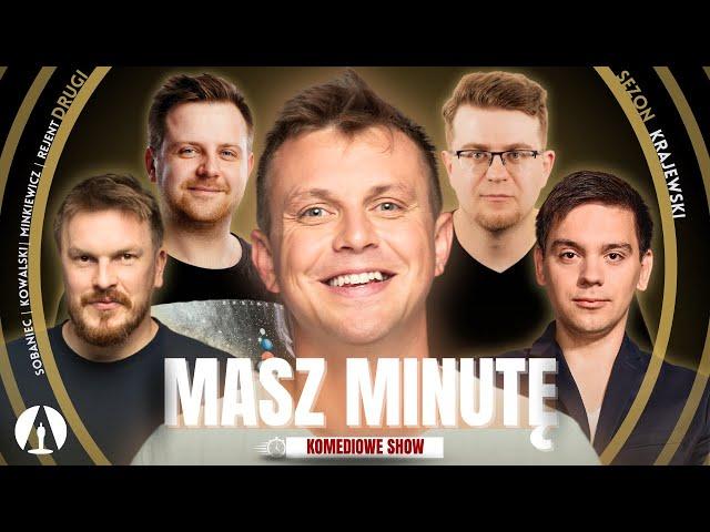 MASZ MINUTĘ S2E1 - Krajewski, Rejent, Minkiewicz, Kowalski, Sobaniec (roast, stand-up, komedia)