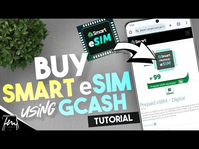 How to buy Smart Prepaid eSim and pay via Gcash