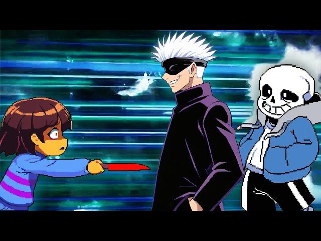 If Gojo was in Undertale and saves Sans...