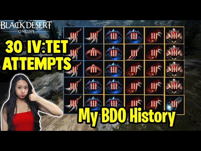 30 TET Accessory Attempts - Enhancing For Profit - [BDO] Black Desert Online Gameplay