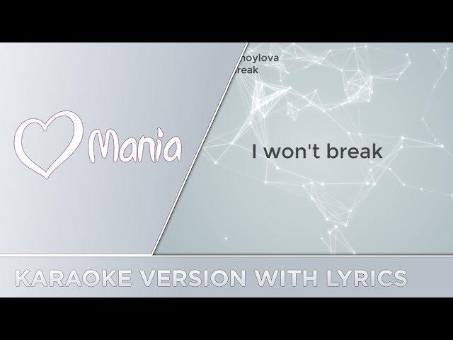 Yuliya Samoylova - I Won't Break (Russia) // Karaoke Version // ESC Mania