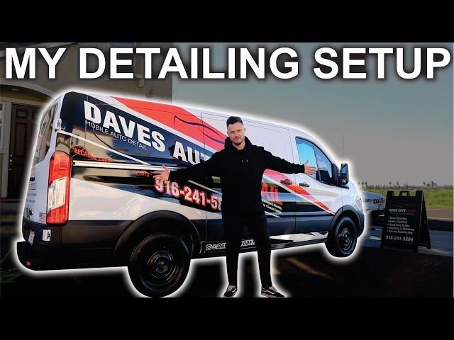 My Mobile Detailing Van Set Up and Full Equipment Cost - Daves Auto Detail