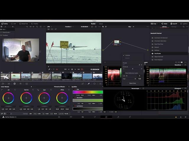 An Overview Showing The Use of Scopes in DaVinci Resolve