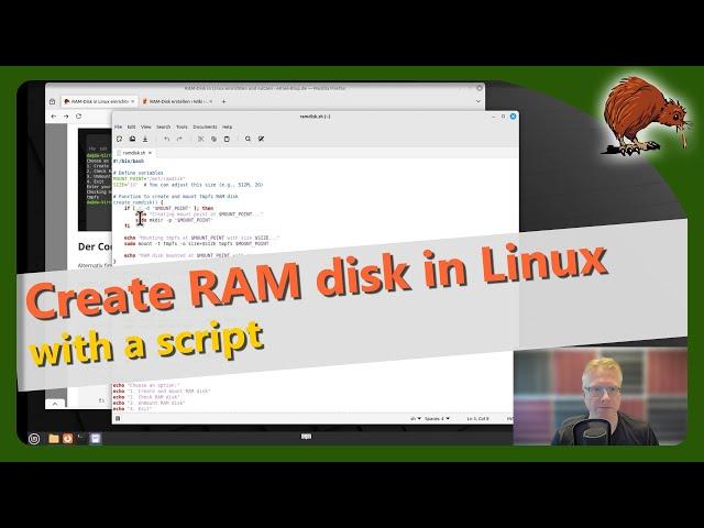 Setting up and using a RAM disc in Linux