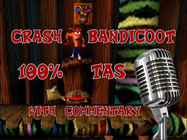 TAS - With Commentary - Crash Bandicoot 1 100% in 56:30 (52:15 RTA Timing) by The8bitbeast