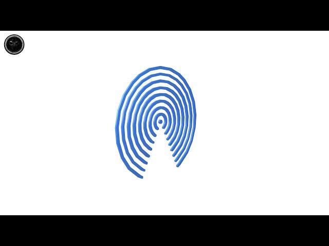 AirDrop Symbol v1 001 3D Model Showcase