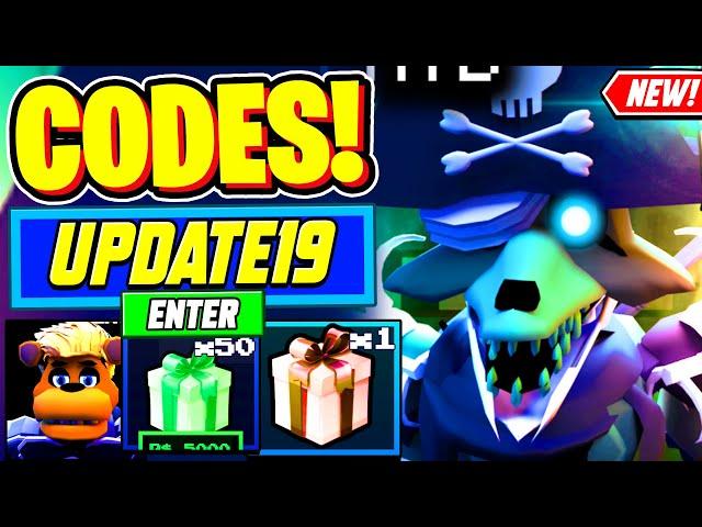 ️New️ ALL WORKING UPDATE 19 CODES For Five Nights TD - Roblox Five Nights TD Codes 2024