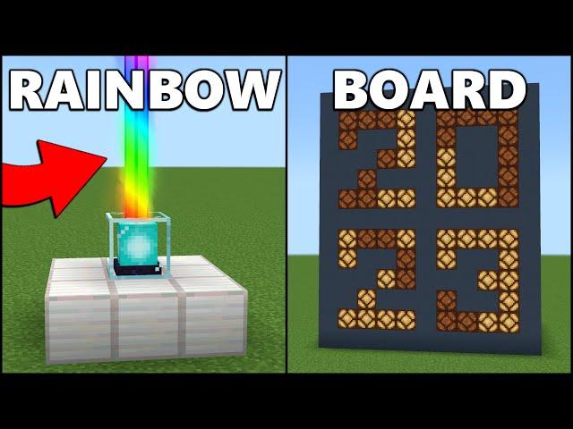 Minecraft: 10+ New Year Build Hacks!