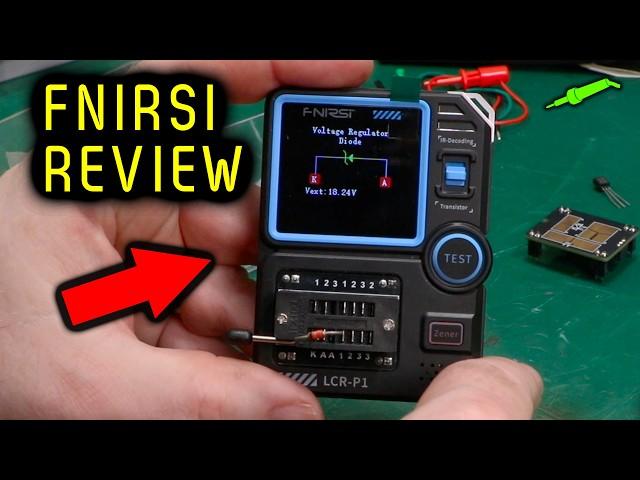  FNIRSI LCR-P1 Component Tester Review - No.1279