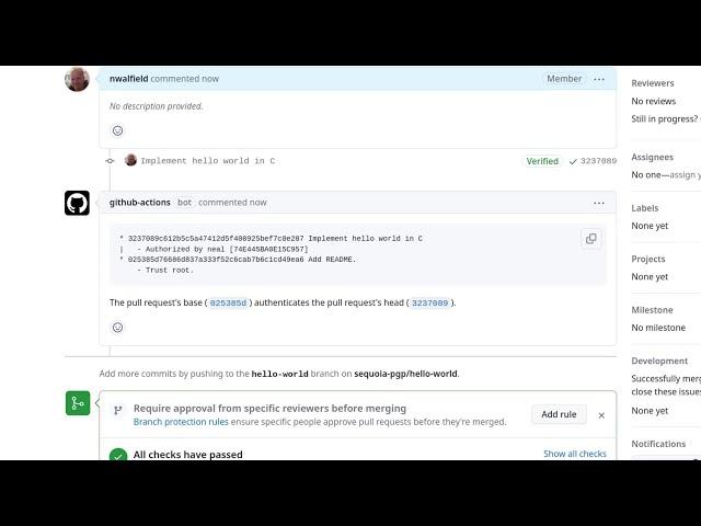 Demonstration of the Authentication Commits GitHub Action
