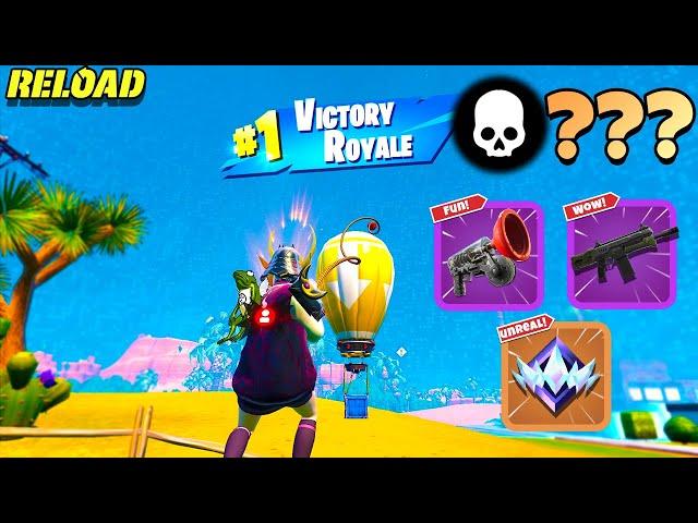 High Elimination Unreal Ranked Reload Zero Builds (Fortnite Chapter 6)