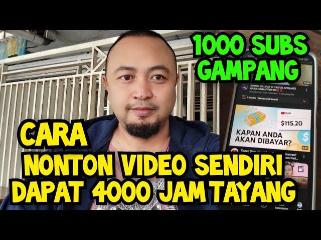 CARA MENDAPATKAN 1000 SUBSCIBER DAN 4000 JAM TAYANG. LANGSUNG PRAKTEK