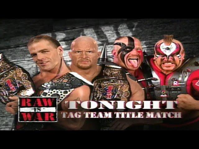 Stone Cold & HBK Shawn Michaels Vs The Legion Of Doom WWF Tag Team Championship