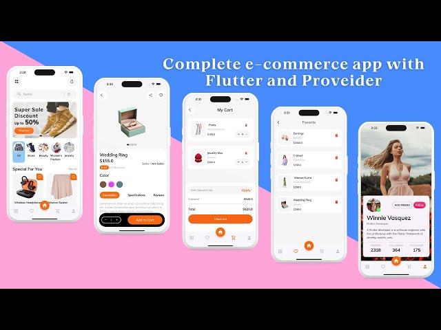 Complete Flutter E-commerce App With provider | Flutter e commerce app