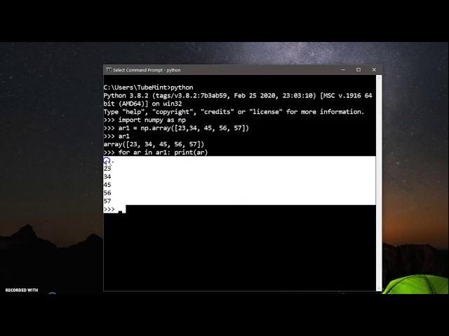 How to Install numpy on Windows 10 : Python 3.x