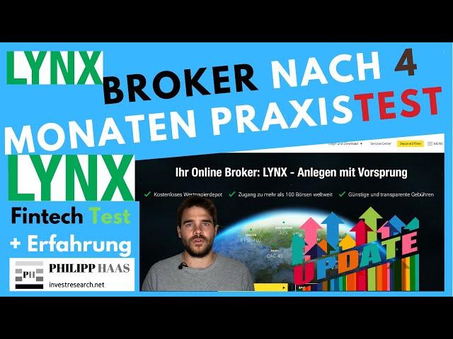 Lynx Broker - 4 Monate Test + Erfahrung als Echtgelddepot Nebenwerte Europa