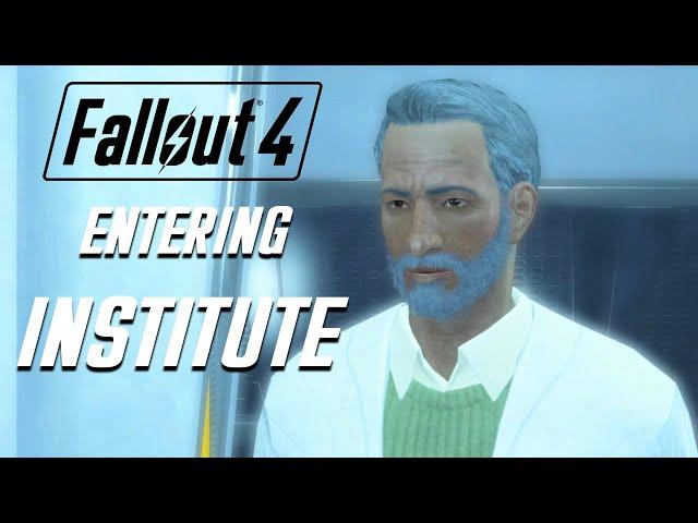 Fallout 4 - Entering the Institute and Meeting Father | Enderbot Cyborg