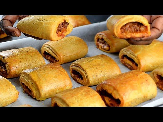 NIGERIAN SAUSAGE ROLL - VERY EASY RECIPE | SISI JEMIMAH