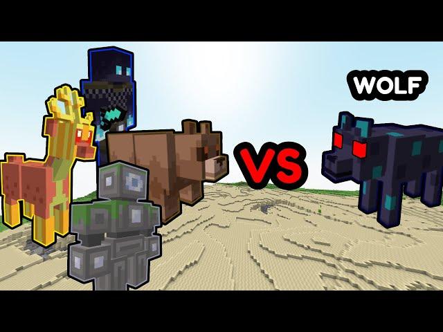 Wolfs VS All The Mobs in bloxd.io!? || Bloxd.io