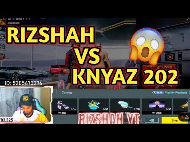 KNYAZ 202  VS RIZSHAH  | QAYSI BIRI KUCHLI | RIZSHAH KNYAZGA NMA TASHADI  | BLACK PUBGM