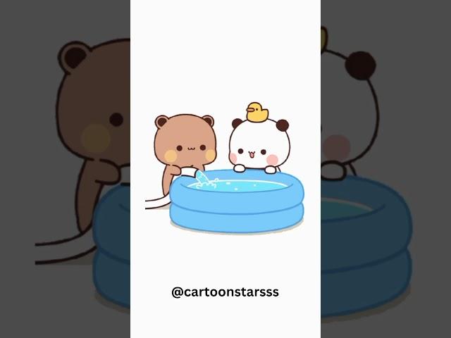 Dudu Taking Care of Sick Bubu  | Bubu Dudu Cuties #shorts #BubuDudu #caring #couple #husbandwife