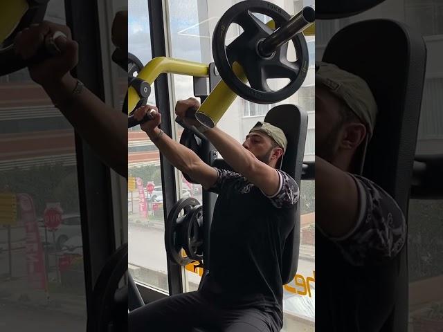 INCLINE CHEST PRESS MACHINE #egzersiz #fitness #chest #gym #motivation #spor #pushday