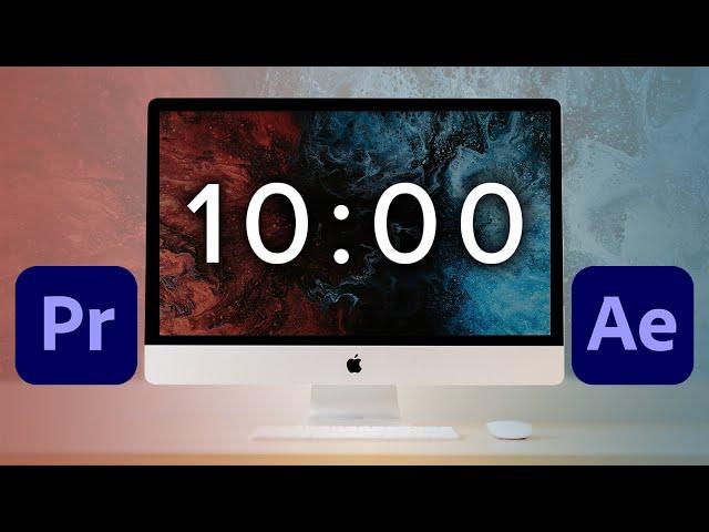 How to Create Your Own Custom Countdown Video with Premiere Pro and After Effects