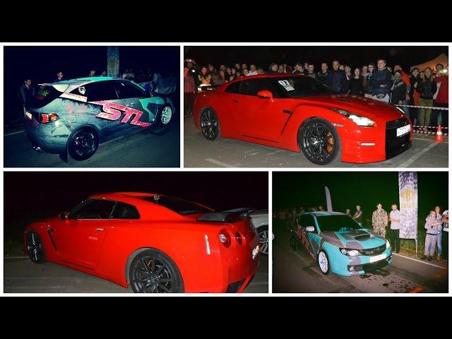 Subaru Impreza STI  330hp vs  Nissan GTR 530hp#