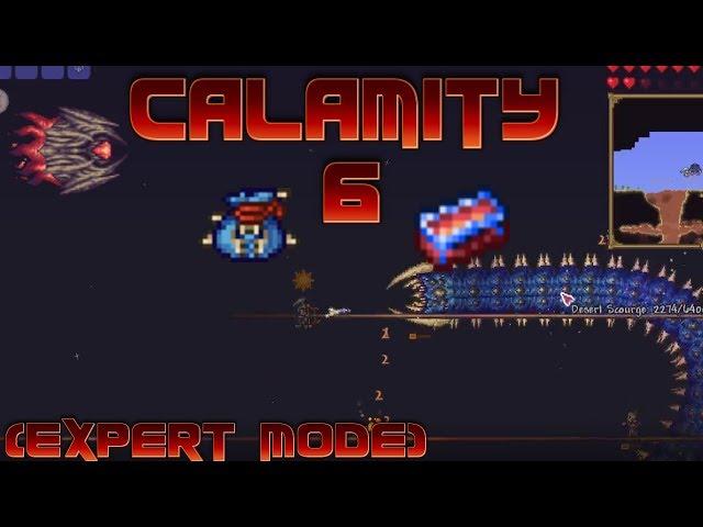 Terraria Calamity (Expert Mode) Ep. 6: DESERT SCOURGE & VICTIDE!