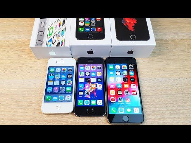 IPHONE 4S VS 5S VS 6S - КАК МЕНЯЛИСЬ АЙФОНЫ С ИНДЕКСОМ S