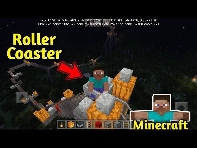 roller coaster in minecraft | Game XteR |