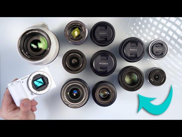 Best Sony ZV-E10 Lenses APS-C  & How They Work For Beginners