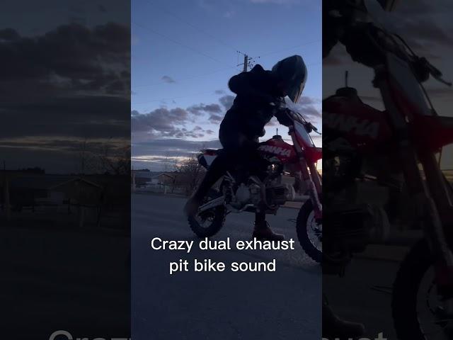 190cc pit bike sounds amazing!