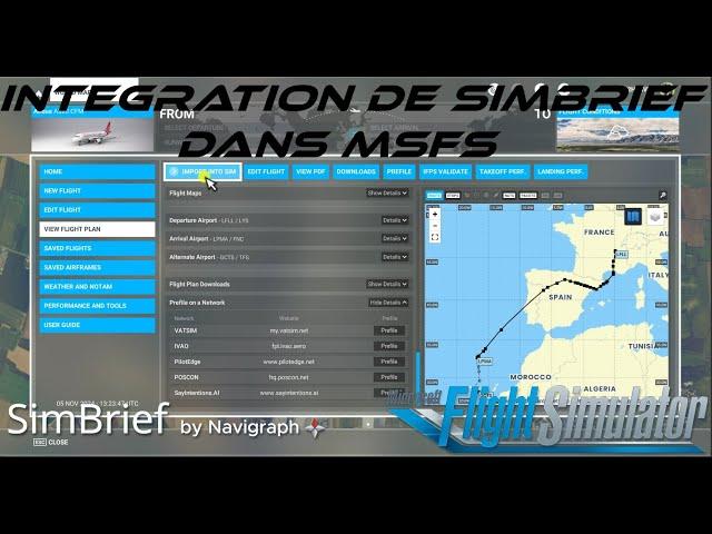 Intégrer Simbrief dans  MSFS 2020 et 2024