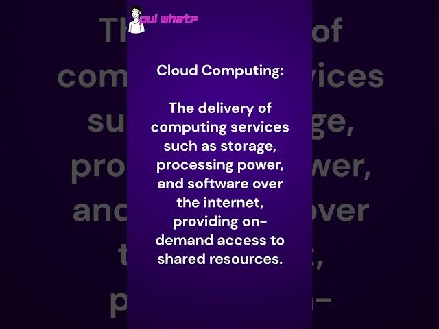 What is Cloud Computing?