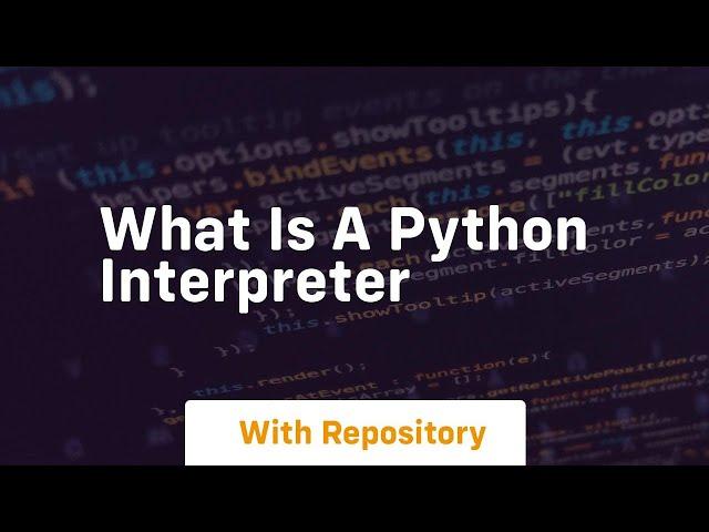 what is a python interpreter