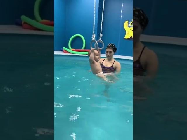 #wow #oops #water #pool #little #cute #baby #trainer #asian #america #europe