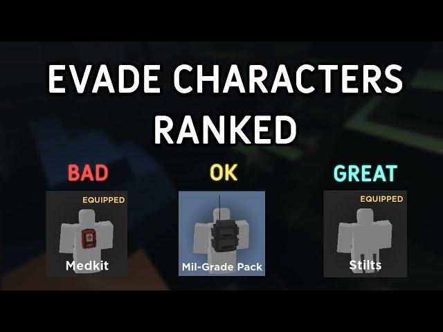 Every Evade Character Ranked From Worst to Best | Evade | Roblox