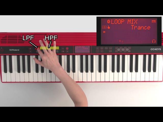 “Performing with LOOP MIX” Roland GO:KEYS #01