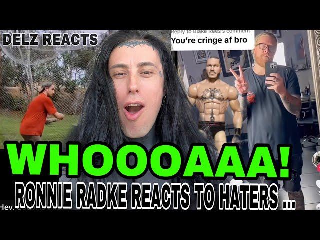 Ronnie Radke Reacts to TikTok Haters Hidden Talents WHOA! Delz Reacts #fallinginreverse