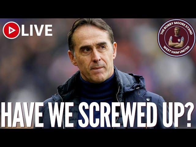 Have West Ham Made a Costly Error? Live Show, Get Involved