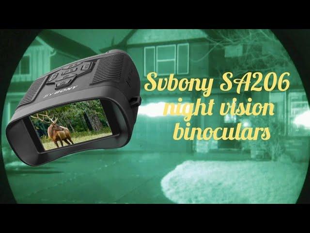 Svbony SA206 night vision binoculars review