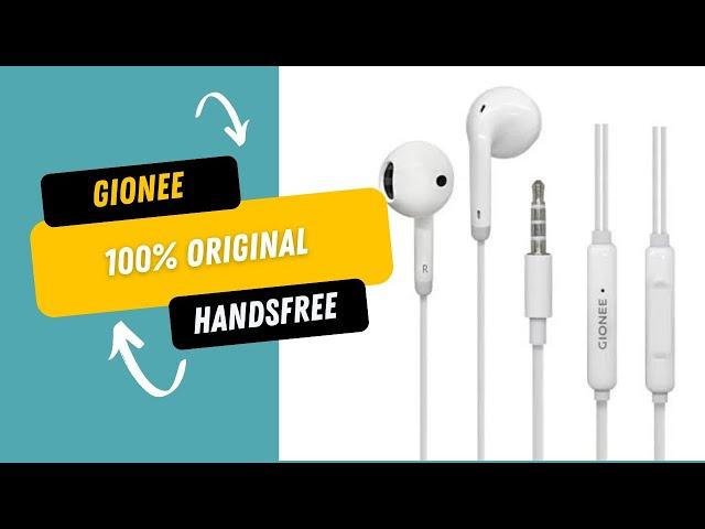 Experience Pure Sound | Gionee Original Handsfree Available at RMG TRADERS®