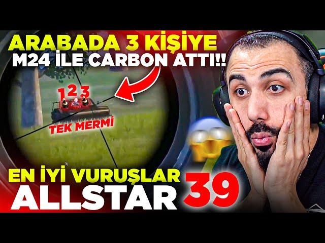 M24 İLE ARABADAKİ 3 KİŞİYE CARBON ATTI!!  İMKANSIZ EN İYİ VURUŞLAR ALLSTAR #39 | PUBG MOBILE